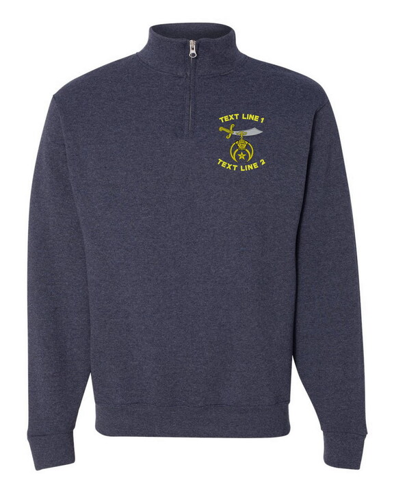 Shriner 1/4 Zip Fleece Sweatshirt #088 (image for) Shriner 1/4 Zip Fleece Sweatshirt #088