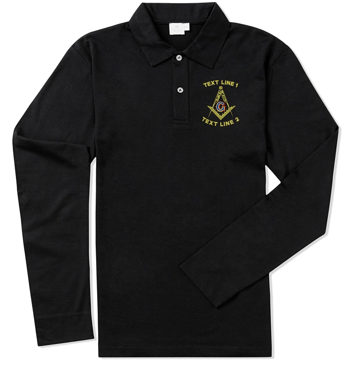 Masonic Polo L/S (image for) Masonic Polo L/S