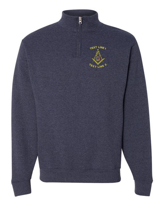 Masonic 1/4 Zip Fleece Sweatshirt (image for) Masonic 1/4 Zip Fleece Sweatshirt