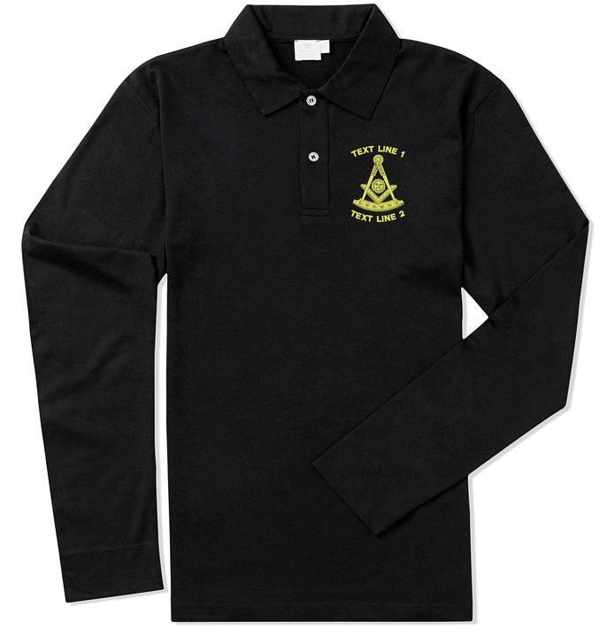 Masonic Past Master Polo L/S (image for) Masonic Past Master Polo L/S