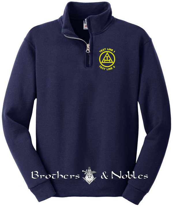 Royal Arch Mason 1/4 Zip Sweatshirt (image for) Royal Arch Mason 1/4 Zip Sweatshirt