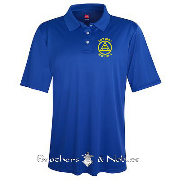 Royal Arch Mason Moisture Wicking Polo (image for) Royal Arch Mason Moisture Wicking Polo