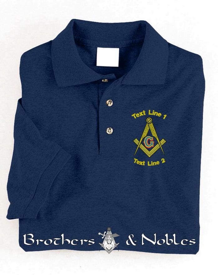 Mason / Masonic Polo 50/50 #792 (image for) Mason / Masonic Polo 50/50 #792