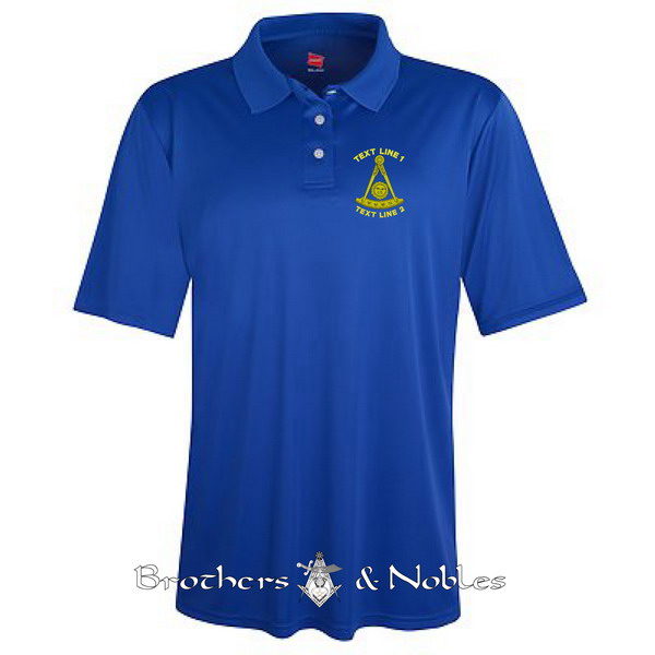 Mason / Masonic Past Master Moisture Wicking Polo #800 (image for) Mason / Masonic Past Master Moisture Wicking Polo #800