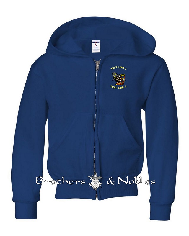 Shrine / Shriner Hillbilly Full Zipper Hooded Sweat #810 (image for) Shrine / Shriner Hillbilly Full Zipper Hooded Sweat #810