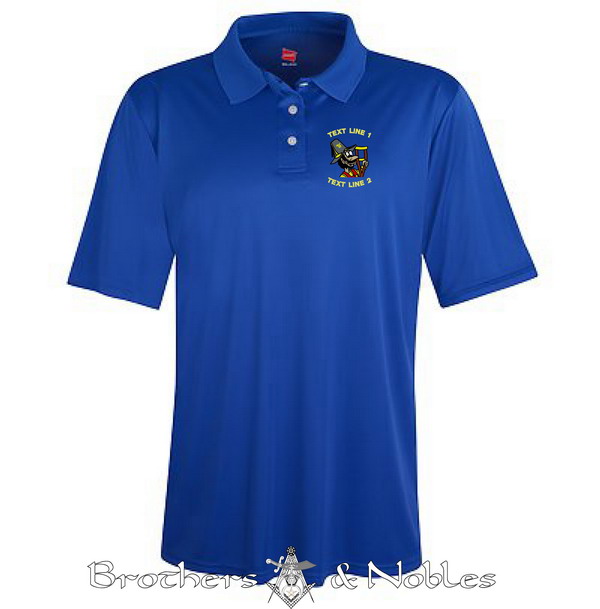 Shrine / Shriner Hillbilly Moisture Wicking Polo (image for) Shrine / Shriner Hillbilly Moisture Wicking Polo