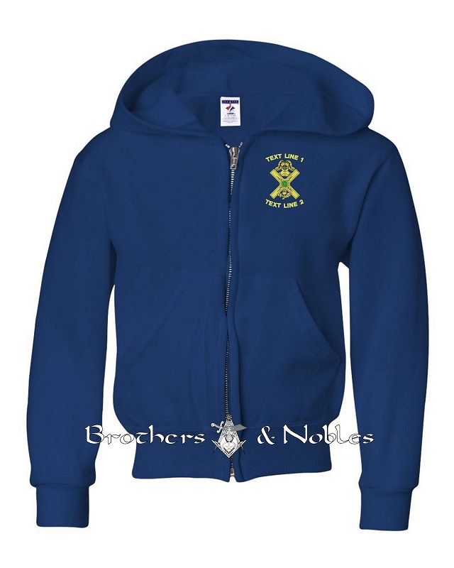 Knights of St. Andrew Full Zipper Hooded Sweat #820 (image for) Knights of St. Andrew Full Zipper Hooded Sweat #820