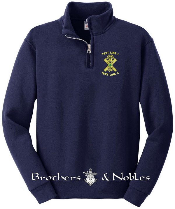Knights of St Andrew 1/4 Zip Sweatshirt (image for) Knights of St Andrew 1/4 Zip Sweatshirt