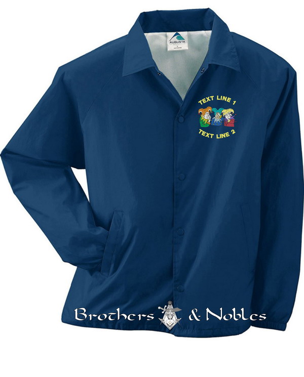 ROJ Royal Order of Jesters Windbreaker / Coaches Jacket (image for) ROJ Royal Order of Jesters Windbreaker / Coaches Jacket