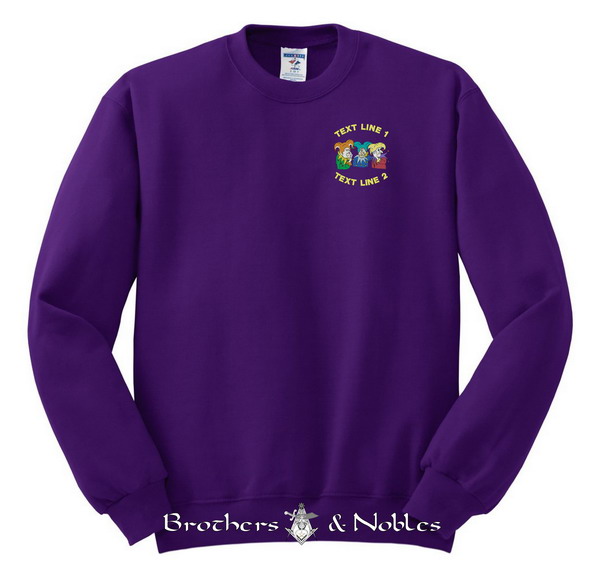 ROJ Royal Order of Jesters Sweatshirt (image for) ROJ Royal Order of Jesters Sweatshirt